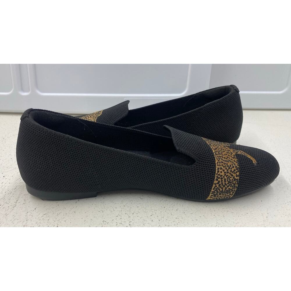 Women Vivaia Audrey Cheetah Round Toe knit graphic slip-on flats shoes 36 (US 6) - Picture 4 of 7